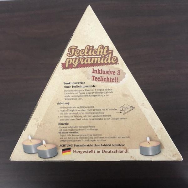 Christmas Pyramid (Medium)- Santa, Snowman and Reindeer